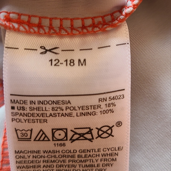 Rashguard one piece zip up swimsuit - Picture 4 of 5